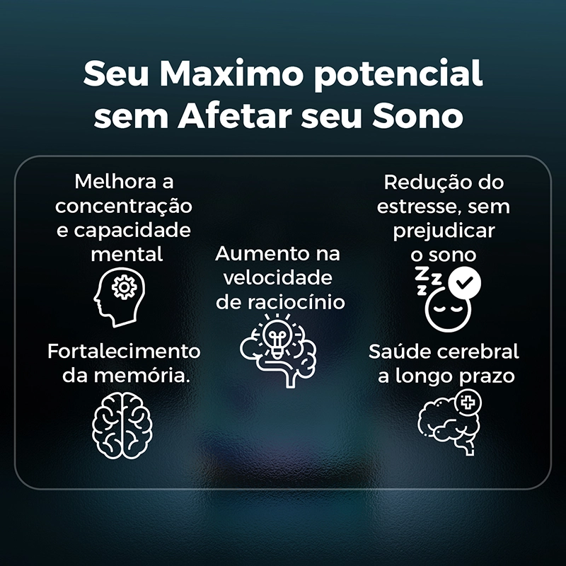 Focus & Cognition - Vitamina para Memória e Foco - Elemental Nutrition Imagem da tabela nutricional do suplemento Focus & Cognition, um nootrópico formulado com ingredientes como vitamina para memória (Complexo B), colina, fosfatidilserina, magnésio, taurina e tirosina. A tabela detalha as porções diárias e os valores de nutrientes que auxiliam no desempenho cognitivo, foco, concentração e clareza mental. Ideal para quem busca melhorar a memória e potencializar a saúde cerebral