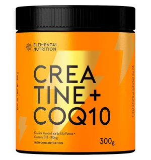 Creatina pura Coenzima q10 - Elemental Nutrition, suplemento, vitamina, creatina, coenzima, colageno, omega, magnesio, q10, k2,