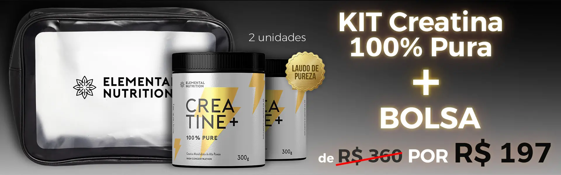Suplementos vitamina creatina coenzima colageno omega magnesio - Elemental Nutrition
